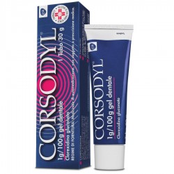 CORSODYL - gel dentale tubo 30 g 1 g/100 g