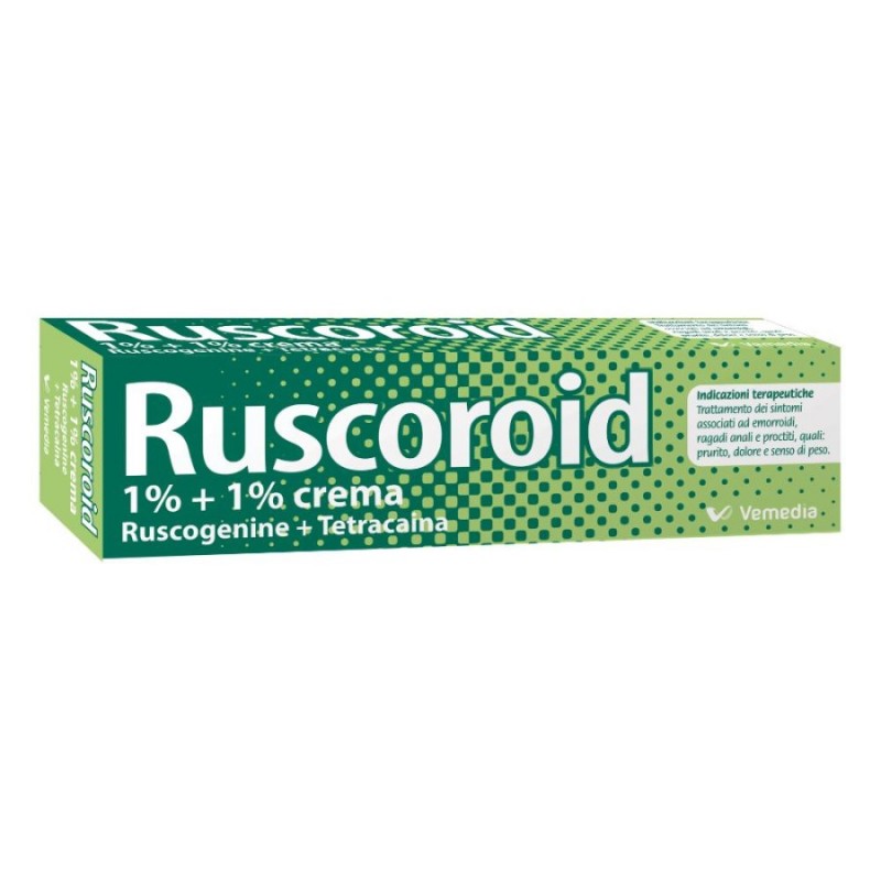 RUSCOROID - crema rettale 40 g 1% + 1%