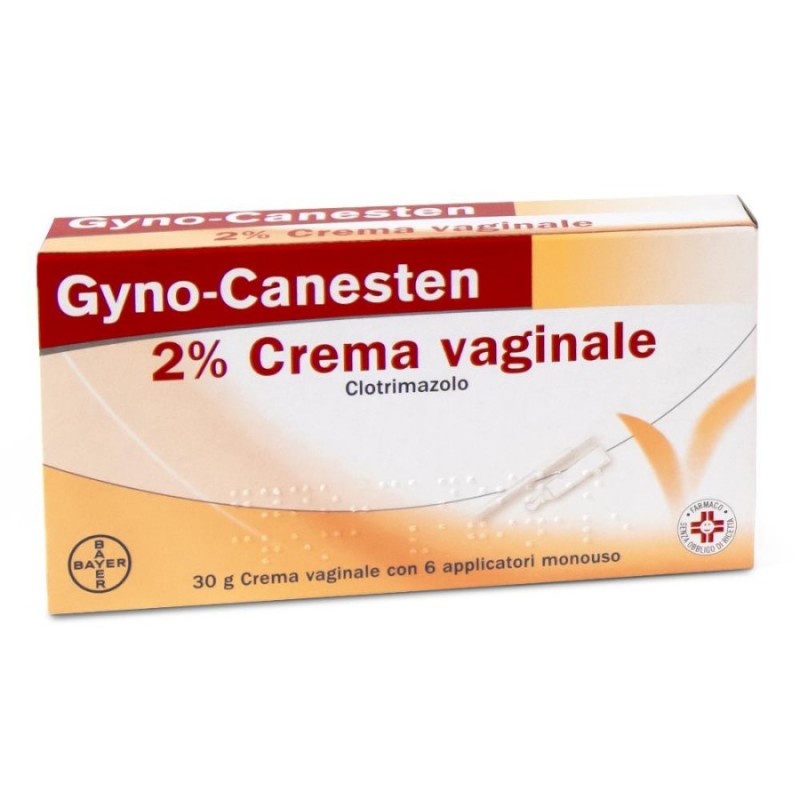 GYNOCANESTEN - crema vag 30 g 2% + 6 applicatori monouso