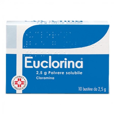 EUCLORINA - 10 bust polv ue 2,5 g