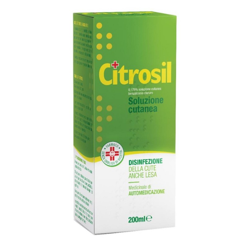CITROSIL - 1 flacone soluz cutanea 200 ml 0,175%