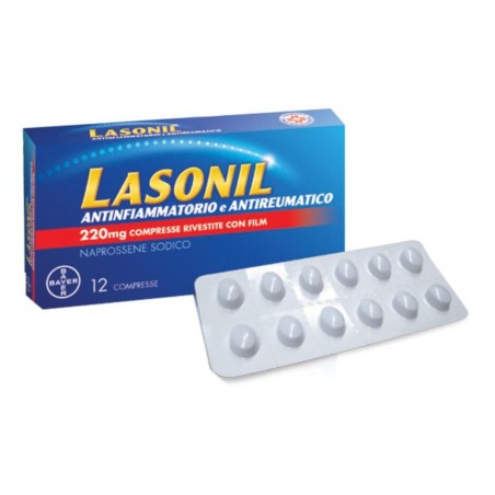LASONIL ANTINFIAMMATORIO E ANTIREUMATICO - 12 cpr riv 220 mg