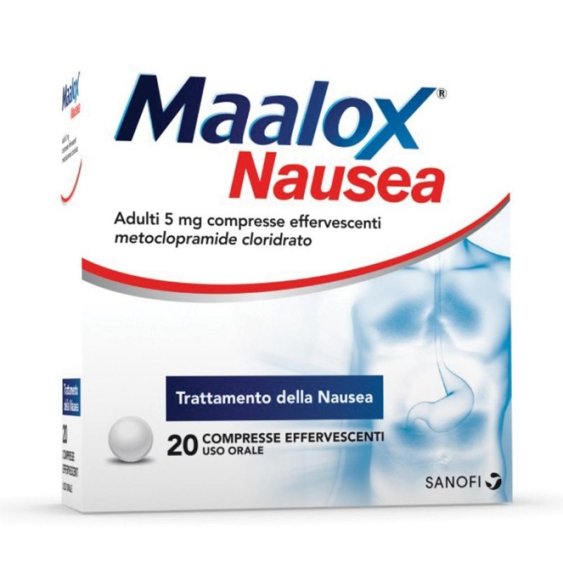 MAALOX NAUSEA - 20 cpr efferv 5 mg