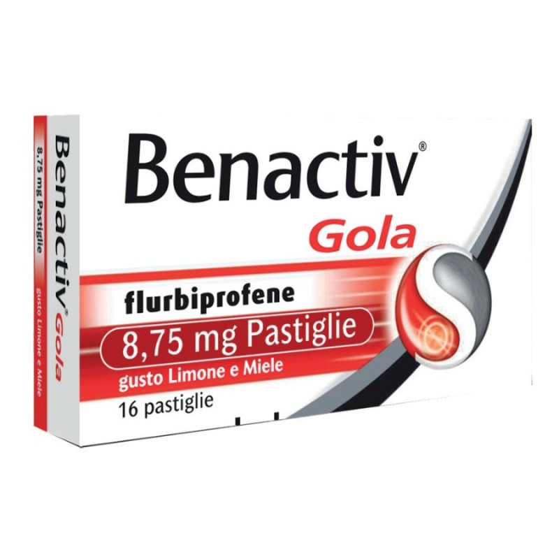 BENACTIV GOLA - 16 pastiglie 8,75 mg limone miele