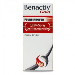 BENACTIV GOLA - spray mucosa orale 15 ml 0,25%