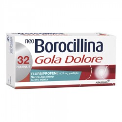 NEOBOROCILLINA GOLA DOLORE - 32 pastiglie 8,75 mg menta senzazucchero