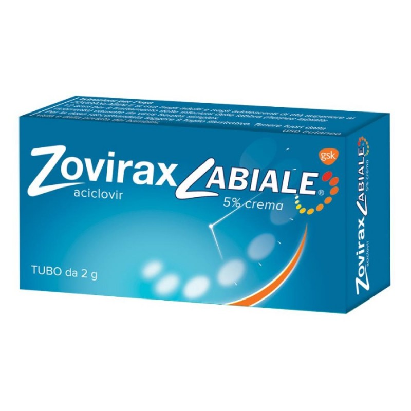 ZOVIRAXLABIALE - crema derm 2 g 5%