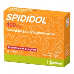 SPIDIDOL - orale grat 12 bust 400 mg aroma albicocca