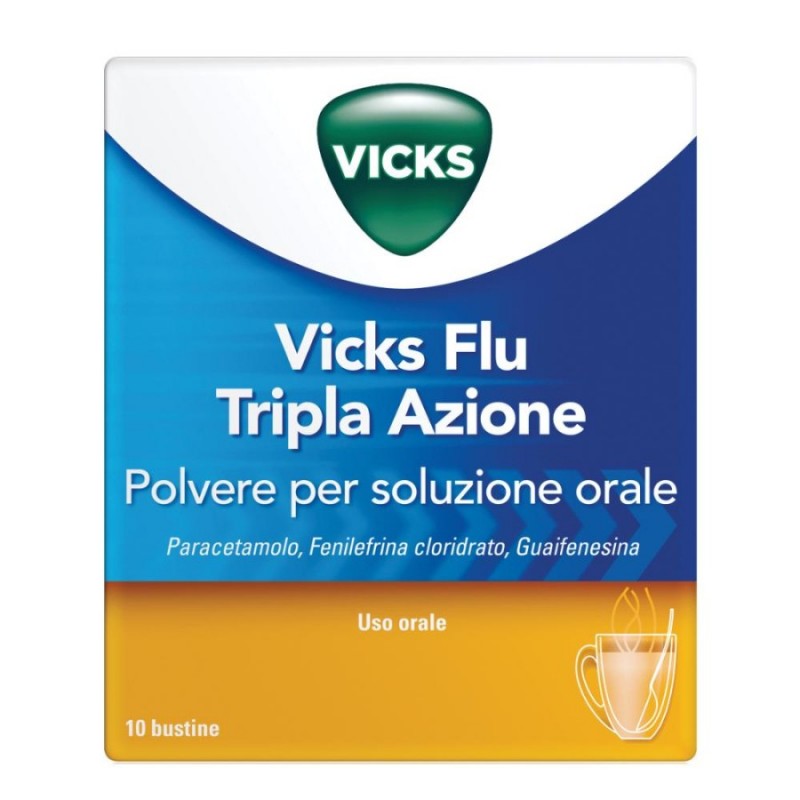 VICKS FLU TRIPLA AZIONE - orale polv 10 bust