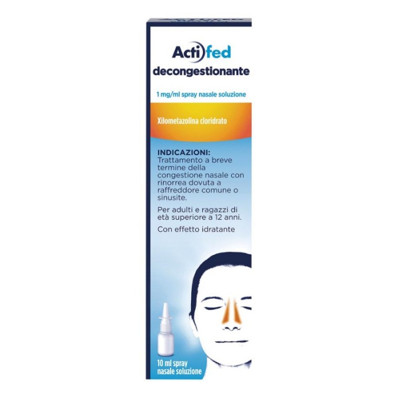 ACTIFED DECONGESTIONANTE - spray nasale 10 ml 1 mg/ml