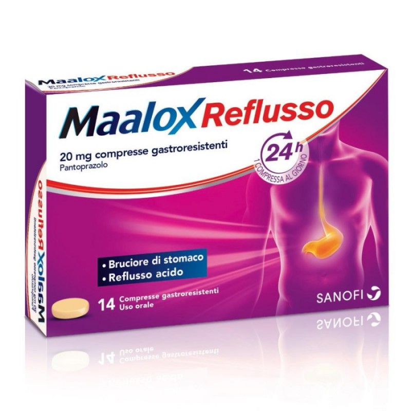 MAALOX REFLUSSO - 14 cpr gastrores 20 mg