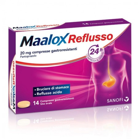 MAALOX REFLUSSO - 14 cpr gastrores 20 mg