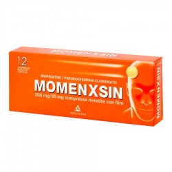 MOMENXSIN - 12 cpr riv 200 mg + 30 mg