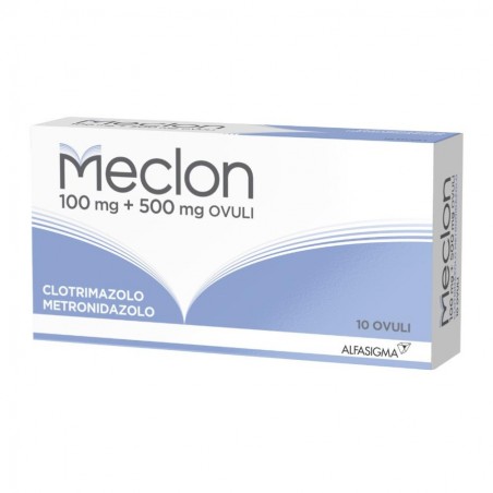 MECLON - 10 ovuli vag 100 mg + 500 mg