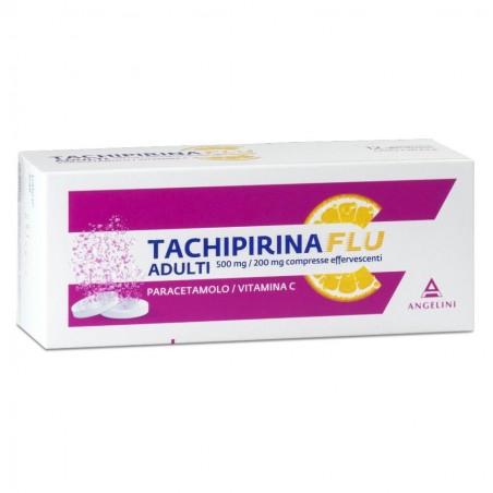 TACHIFLUACTIV - 12 cpr eff 500 mg + 200 mg