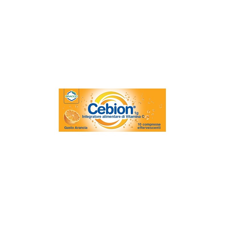CEBION EFFERVESCENTI VITAMINA C ARANCIA 10 COMPRESSE