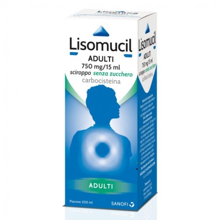 LISOMUCIL TOSSE MUCOLITICO - AD scir 200 ml 750 mg/15 ml senzazucchero