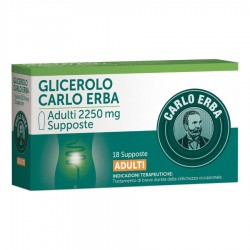 GLICEROLO (CARLO ERBA) - AD 18 supp 2250 mg
