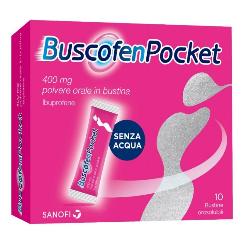 BUSCOFENPOCKET - orale polv 10 bust 400 mg