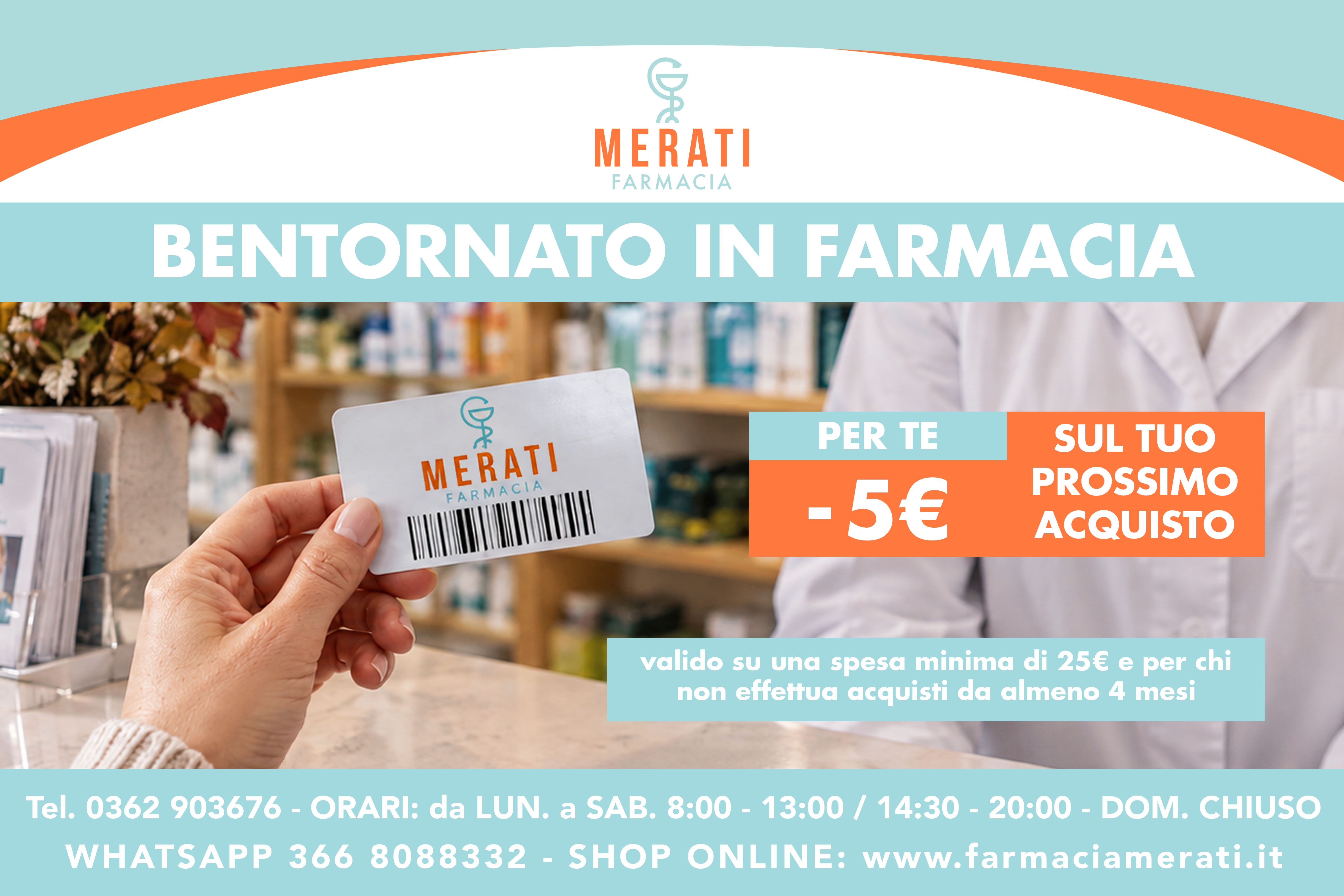 BENTORNATO IN FARMACIA!